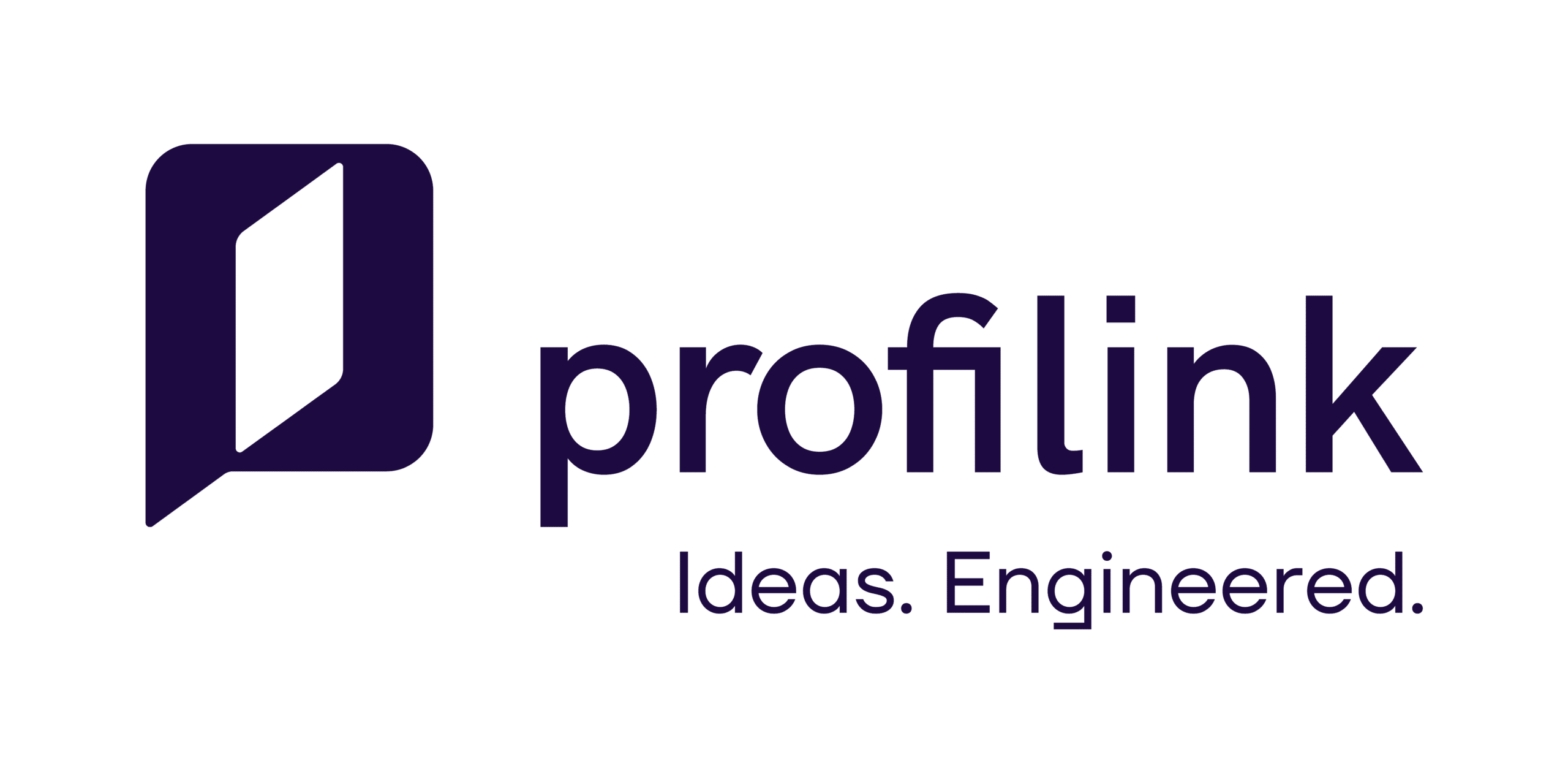 profilink logo slogan blue